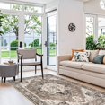 thumbnail image 2 of Beige 4x8 Washable Low Pile Area Runner Rug for Hallway Entryway Living Room Bedroom, 2 of 9