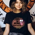 thumbnail image 3 of es I’m Being Sarcastic Funny Face Graphic Unisex T-Shirt, Natural, Size 2XL, 3 of 6