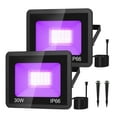 thumbnail image 1 of Zilai UV Purple Projection Lamp IP66 Waterproof 30W LED Blacklight Flood Stage Light, 1 of 7