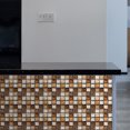 thumbnail image 3 of Gwong Decoración hogareña 10 unids Impermeable Mosaico Mosaico Etiqueta de Pared Cocina Comedor Cuarto de baño DIY Decoración Gwong 21048512, 3 of 7