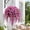 Hot Pink-HT, variant on MMJ Artificial Flowers Faux Petunia Bush UV Resistant Outdoor Indoor Garden Porch Patio Planter Window Box Decor 24.01x14.01in