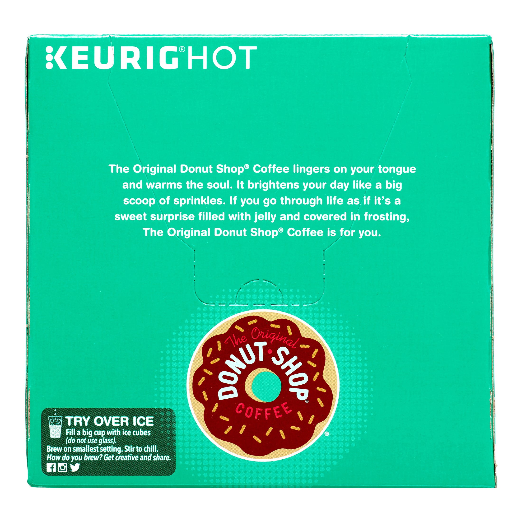The Original Donut Shop Decaf Coffee, Keurig K-Cup Pods, Medium Roast, 18 Count