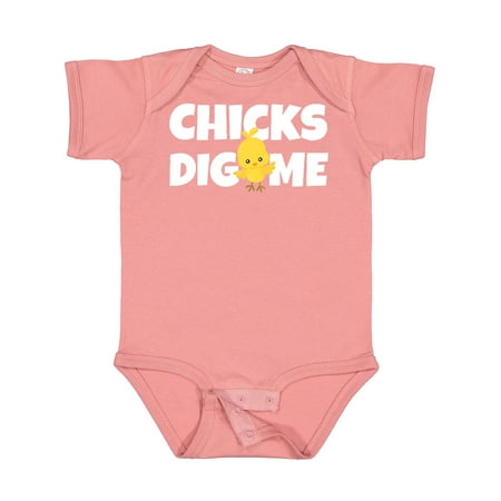 

Inktastic Chicks Dig Me Gift Baby Boy Bodysuit