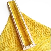 Authentic Knitting Board All-n-One Knitting Loom, 104 pegs, Wood Adjustable Knitting Loom