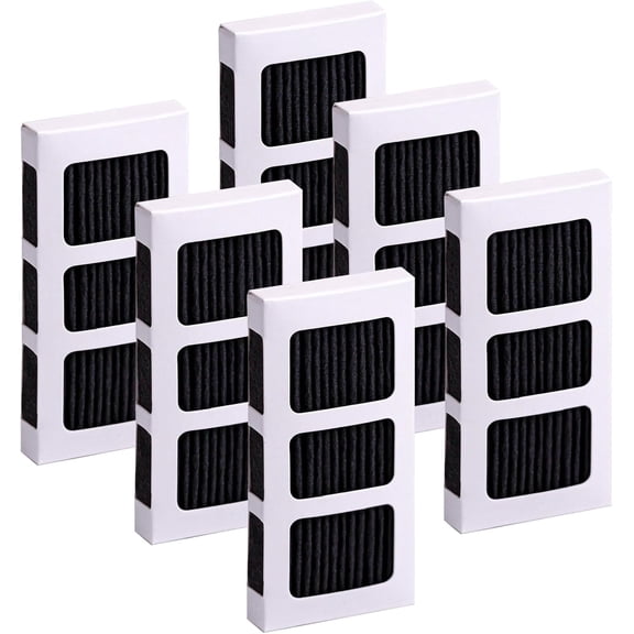 6 Pack Refrigerator Air Filter Replacement for Paultra2, Compatible with Frigidaire Pureair Ultra 2, Pure Air Ultra 2, Pureair Ultra II, Electrolux 242047805, 5303918847, 53039618847, EAP12364179