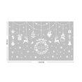 thumbnail image 4 of 4pcs Exquisite Christmas Window Decals: with Snowman, Snow town, Elk Elements, 4 of 9