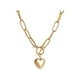 thumbnail image 1 of Collar de Cadena de Aleación JShteea Con Corazón para Mujer, 1 of 9