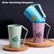 thumbnail image 2 of C1001C Toothbrush Holder Bathroom Tumbler Cup ,Water Cup (Blue), 2 of 5