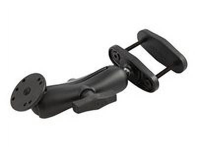 RAM-101U-247-25 RAM Mounts 2.5" Max Width Clamp Mount with C Size 1.5" Ball Double Socket Arm & 2.5" Round Plate AMPs Hole Pattern