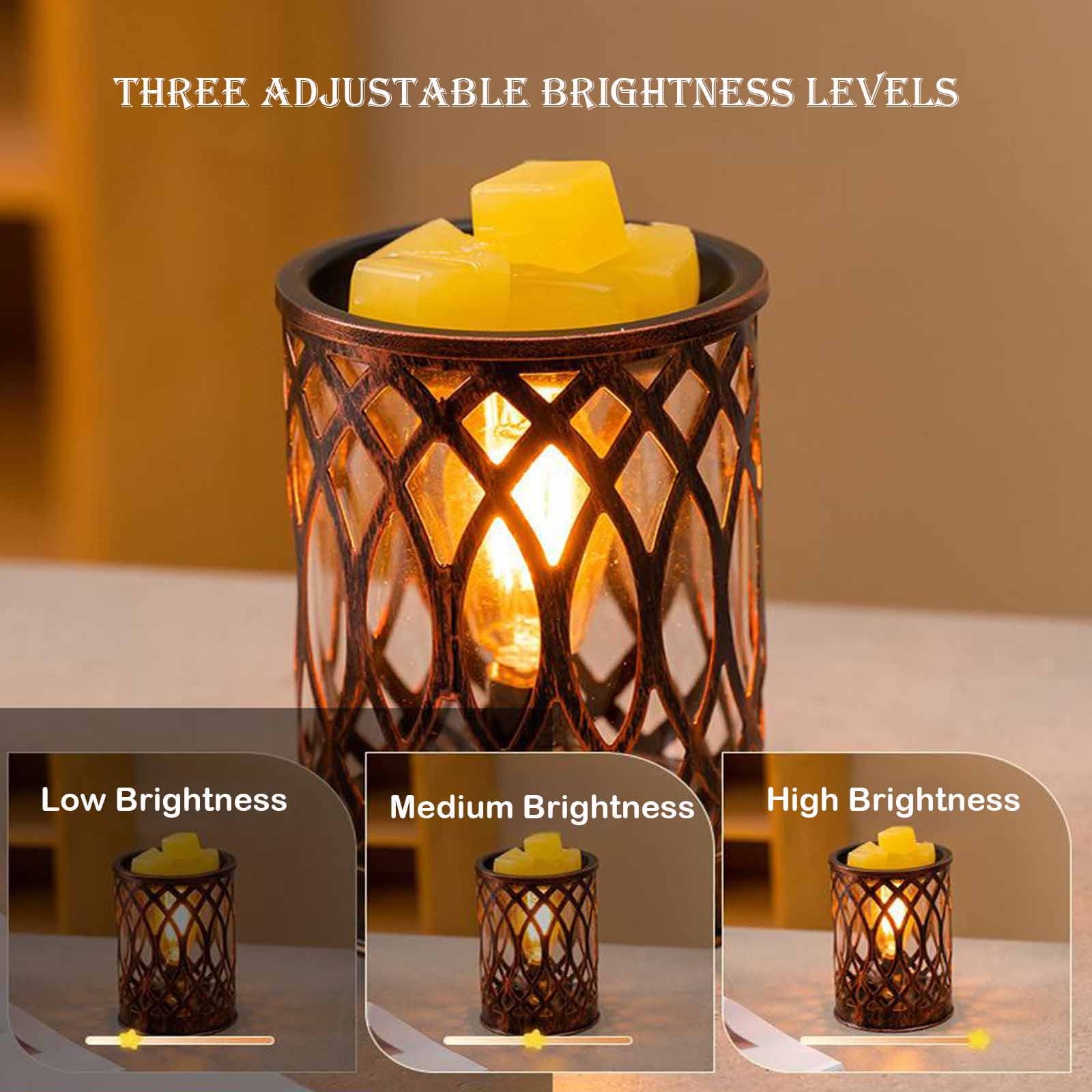 Wax Melt Candle Warmer - Electric Wax Melter with Lamp , Fragrance Warmer, Oil Burner, Aromatherapy Essential for Home & Office, Wax Warmer for Scented Wax Gift & Decor