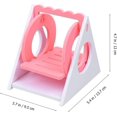 thumbnail image 5 of Columpio Colgante de Madera YONGSHENG Triangular para Hámster Ratón Rata Hamaca Juguete para Mascotas Pequeñas, 5 of 5