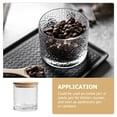 thumbnail image 4 of EIMELI Glass Storage Jar Snack Containers Cookie Airtight Coffee Dog Treat Mini Jars with Bamboo Lids, 4 of 6
