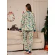 thumbnail image 4 of Conjuntos navideños a juego 2024 Nuevo estampado de dinosaurios por todas partes Conjunto de pijama a juego para mamá, hija, papá e hijo Conjunto de mameluco para bebé Look familiar, 4 of 5