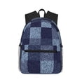 thumbnail image 1 of Easygdp Blue Gingham Buffalo Check for Casual Laptop Backpack, Backpack for School, Travel, Business, 1 of 6
