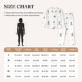 thumbnail image 4 of Lsque Rabbit Blowing Dandelions Pattern Long Sleeve Pajama Set for Women - Soft 2-Piece Sleepwear and Loungewear Set with Pockets, Comfy Nightwear-Large, 4 of 7