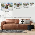 thumbnail image 5 of Hello Winter Dachshund Frosty Morning Walk Welcome Snowy Christmas Horizontal Matte Canvas Poster Wiener Dog Lover Gifts Idea Wall Art Home Decor - 02018, 5 of 5