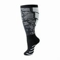 thumbnail image 2 of 5 Pairs Plus Size Compression Socks for Men & Women Knee-High High Elasticity Leg Support for Running, Outdoor Sports, Nursing Recovery (2XL-4XL), 2 of 6