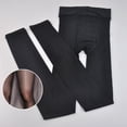 thumbnail image 6 of Man Tights Pants High Elastic Men's Stockings Open Sheath Underwear Lingerie Pantyhose Club Black Body Stockings, 6 of 15