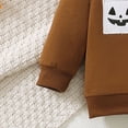 thumbnail image 7 of Toddler Boys' Outfits Girl Fall Winter Round Neck Long Sleeve Stretch 1T 2T 3T Sweatshirt and Elastic Pants Set Sweatsuit 2 Piece, 7 of 7