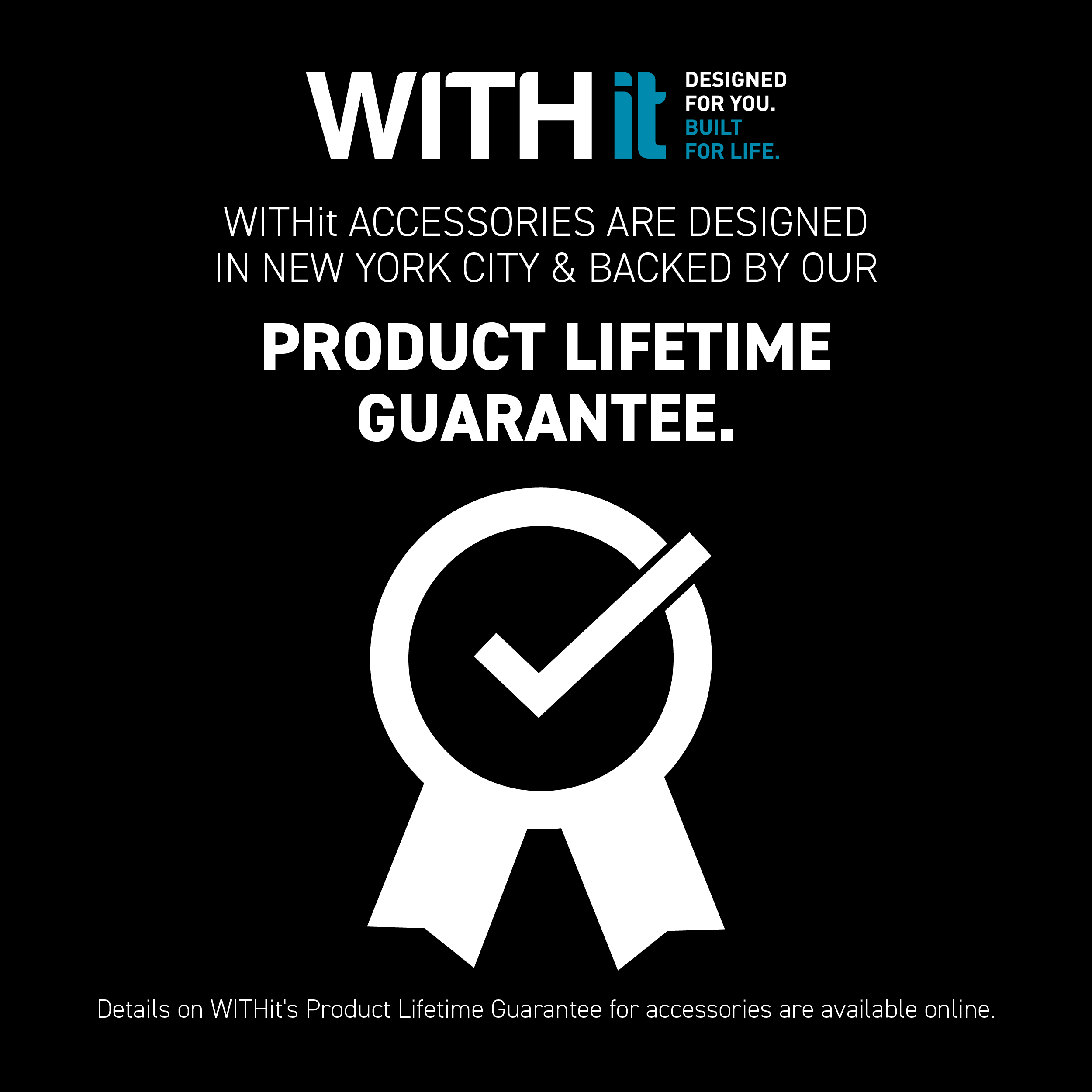 WITHit Stainless Steel Link Band for Apple Watch, Black photo 5