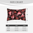 thumbnail image 6 of EasygdpLadybugs And Red Hearts Polyester Fiber Double-Sided Pillowcase,Super Soft,Comfortable And Luxurious Pillowcase,Not Easy To Break Or Deform- 14"X20", 6 of 9