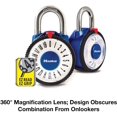 thumbnail image 4 of shiyou-1588D Locker Lock Combination Padlock, 1 Pack, Magnification Lens, Color May Vary, 4 of 4