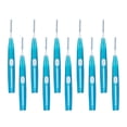 thumbnail image 3 of 10 cepillos Limpiador de puentes Colcomx juego de 10 piezas azul Cepillo Interdental Portátil, 3 of 8
