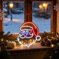 thumbnail image 5 of Byndra Christmas Neon Santa Light, Christmas Decoration Indoor, LED Hanging Sign Light for Window Wall Room and Holiday Party Decor, 5 of 6