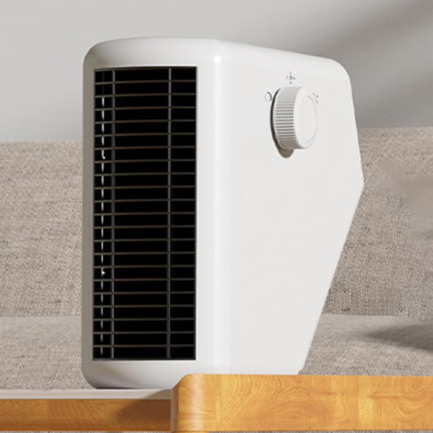 Mini calentador eléctrico portátil, ventilador, aire acondicionado, oficina, hogar, escritorio, calentador de invierno, calentador de espacio de aire blanco perfecl Calentador eléctrico