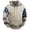 White, variant on ZVNAΖH Men's Vintage American Flag Print Hoodie, Long Sleeve Retro Pullover with Drawstring Hood and Kangaroo Pocket, M-3XL