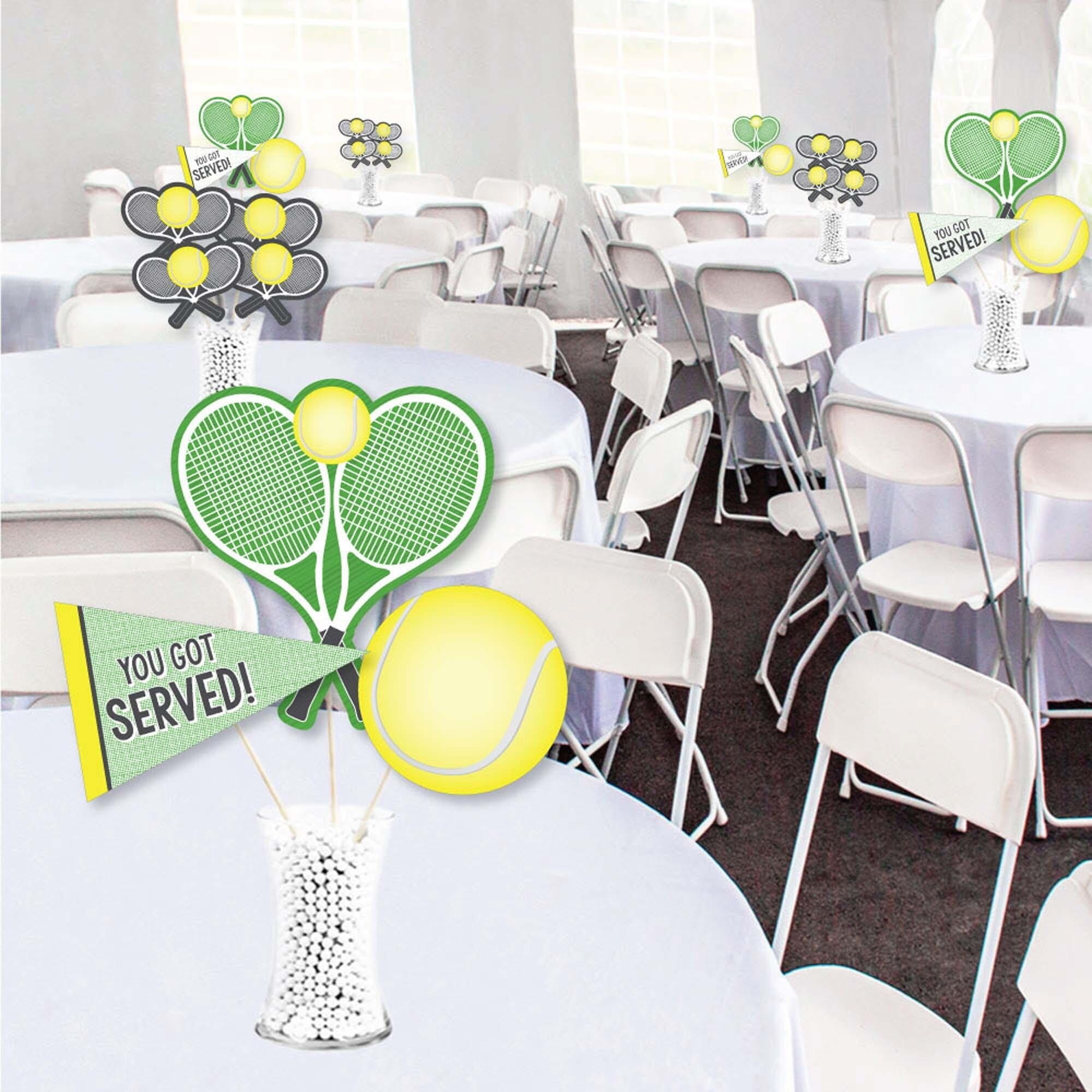 You Got Served - Tennis - Shaped Thank You Cards - Baby Shower Or