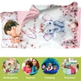thumbnail image 3 of AOLOA Personalized Toddler Nap Mat for Preschool, Custom Name Kids Nap Mat with Pillow Cover and Nap Blanket, Daycare Nap Mat for Kindergarten, Elephant Flower Design Nap Mats, Easy Carry, 3 of 8