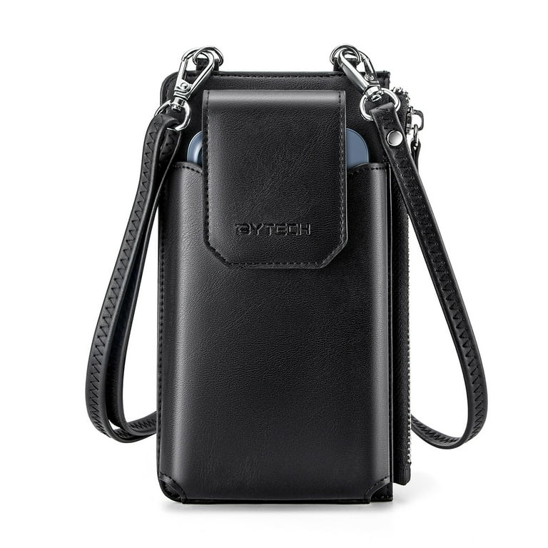 スマホケース Bytech Leather Crossbody Cell Phone Case with Wallet for Universal