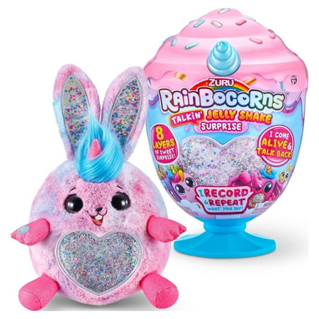 Zuru Rainbocorns Talkin’ Jelly Shake Surprise Electronic Plush