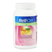 ReliOn Fruit Punch Glucose Tabs, 50 Ct