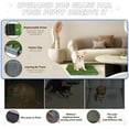 thumbnail image 5 of Dog Grass Pad with Tray,Dog Grass Potty Litter Box with Fake Grass Patch Washable Pee Pads, Artificial Dog Grass Bathroom Turf for Puppy Training (Gray Tray + 3 Grass Pads for Replacement) 21"x17", 5 of 10