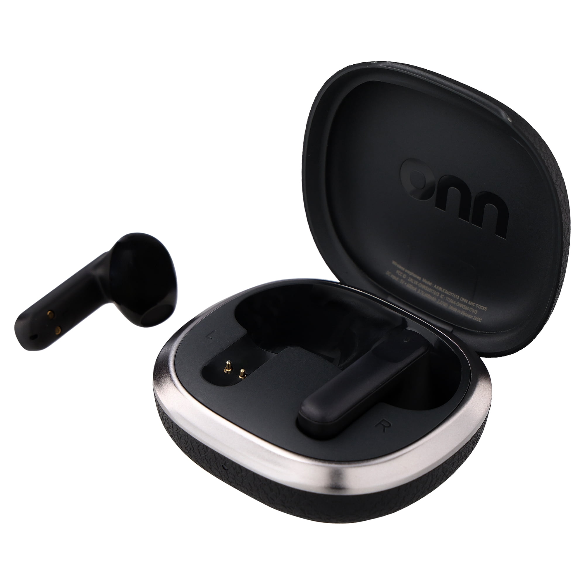 onn Hushbyte Wireless Earbuds, Black