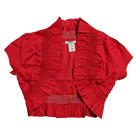 - Women's Bolera Shrug Top, Red (M) W5A