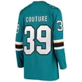 thumbnail image 3 of Women's Fanatics Logan Couture Teal San Jose Sharks Breakaway Home Player Jersey, 3 of 3