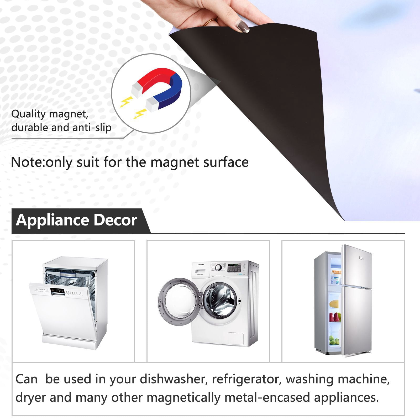 yggo Dishwasher Magnet Cover