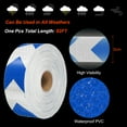 thumbnail image 3 of Uxcell Reflective Tape, Waterproof Self Adhesive High Visibility Caution Safety Tape for Trucks Trailers Cars White/Blue, 3 of 7
