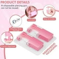 thumbnail image 3 of 10-piece piercing set, Evatage disposable self-ear piercing gun set, nose hole tool with crystal stud earrings for home salon piercings, 3 of 6
