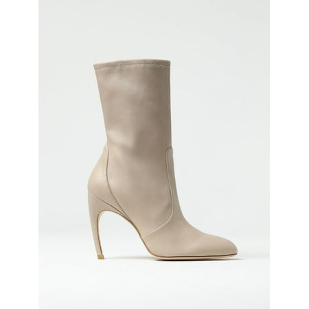 

Stuart Weitzman Flat Ankle Boots Woman Yellow Cream Woman