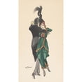 thumbnail image 2 of Will R. Barnes 12x18 Black Ornate Wood Framed Double Matted Museum Art Print Titled - C-Golden Man (1919 - 1920), 2 of 5