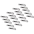 thumbnail image 2 of Wosthever 20 piezas pesca Snap giratorio Rolling Fish conector cambio rápido resistente al desgaste Durable 8 en forma Snaps peces giratorios Pescar, 2 of 6