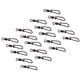 thumbnail image 2 of Eigraketly 20 piezas pesca Snap giratorio conector de pez rodante 8 en forma Snaps pesca Terminal aparejos peces giratorios accesorio Pescar, 2 of 6