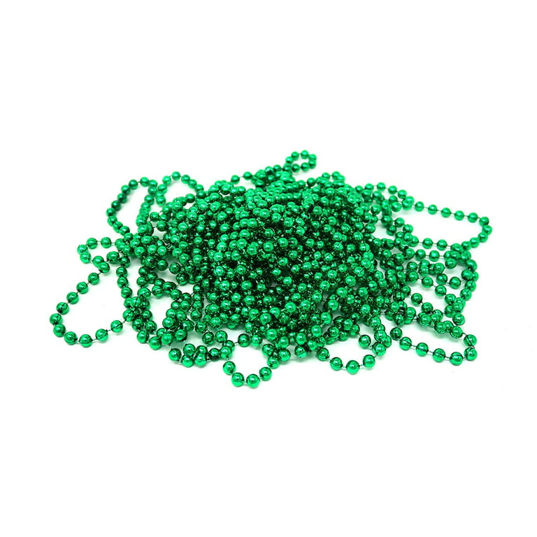 72 Pcs St Patricks Day Beads Necklace Bulk (72 Pack) Green Beads - St.  Patrick's Day Gifts for Kids, 33 7mm Kids Party Favor Supplies Costume  Accessories 