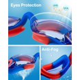 thumbnail image 3 of Kids Swim Goggles, Pack of 2 Swimming Goggles for Children Boys & Girls Age 3-14, 3 of 5
