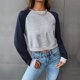 thumbnail image 3 of Gibobby Sudadera de mujer Sudadera con cuello redondo para mujer(Azul,G), 3 of 4