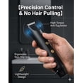 thumbnail image 7 of Manmade Trimmer - Electric Ball Trimmer for Men & Women, Skin Safe Edge Body Trimmers & Groin Hair Shaver Bundle, IPX7 Waterproof Wet/Dry Bikini Trimmers, Built for Sensitive Areas, 7 of 7